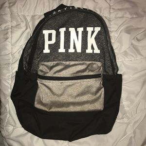 Black and White PINK Bookbag
